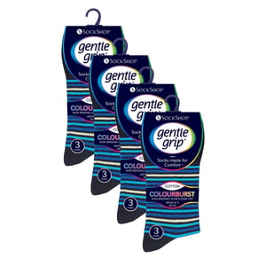 12 Pairs Heren Zachte Grip Losse Top Sokken | Extra Brede Niet-Elastische Sokken