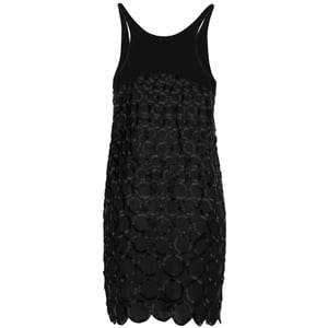 Balenciaga Bead Versierde Zwarte Jurk - '10s