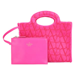 Valentino Garavani VLogo Monogram The Third open-top schoudertas