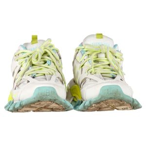 Balenciaga Track Sneakers in Wit en Neon Polyurethaan