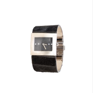 Roberto Cavalli Zwarte Dierenharen Horloge - '10s