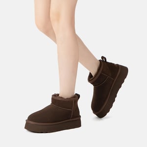 EVER AU Dames Heron Ultra Mini Platform Laarzen