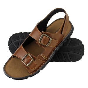Heren Zomer Strand Leren Sandalen