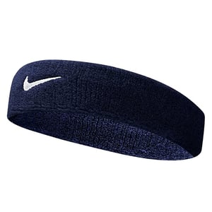 Nike Swoosh Hoofdband (Marine / Wit)