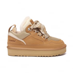 EVER AU Australië Dames Marmeren Veterschoenen Platform Boots