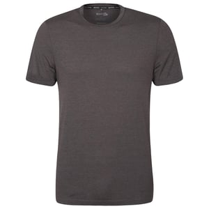 Mountain Warehouse Heren Agra Melange T-Shirt (Zwart)