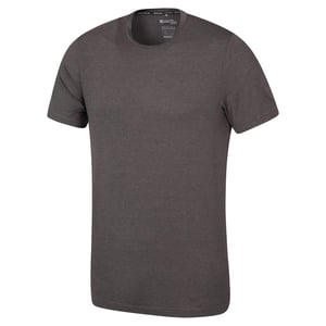 Mountain Warehouse Heren Agra Melange T-Shirt (Zwart)