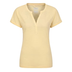 Mountain Warehouse Dames/dames Skye Slub T-shirt (Citroen)