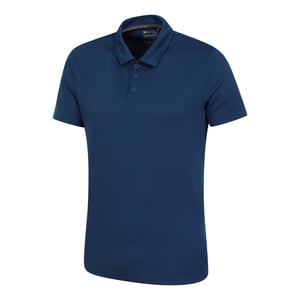 Mountain Warehouse Heren Endurance IsoCool Poloshirt (Donkerblauw)