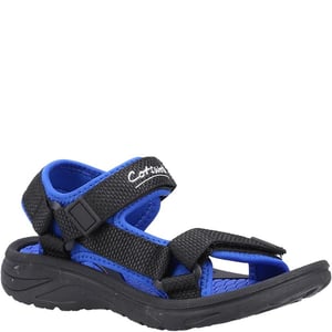 Cotswold Kinderen/Kinderen Bodiam Gerecycleerde Sandalen (Zwart/Navy)