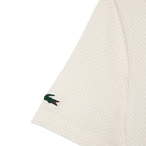Lacoste Heren UV-bescherming Regular Golf Poloshirt (Crème)