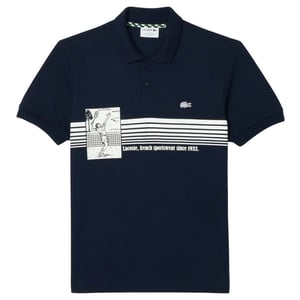 Lacoste Heren Frans Klassiek Poloshirt (Blauw)