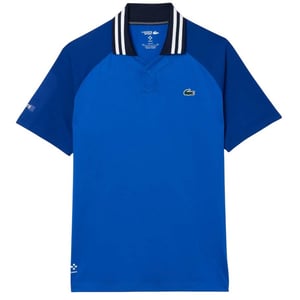 Lacoste Heren Daniil Medvedev Slim Tennis Poloshirt (Blauw)