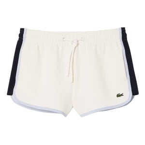 Lacoste Dames/Dames Pique Contrast Paneel Shorts (Crème)