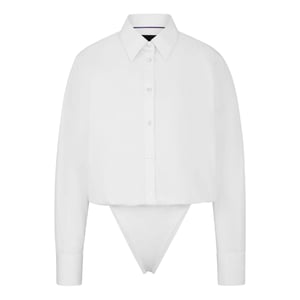 Boss Dames/Dames Naomi X Katoenen Bodysuit (Wit)