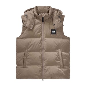 Weekend Offender Heren Gordini donzen gilet (Bruin)