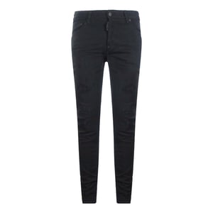 Dsquared2 Cool Guy Jean Zwarte Versterkte Ripped Jeans