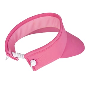 Island Green Dames/Dames Diamante Logo Golf Zonneklep (Roze)