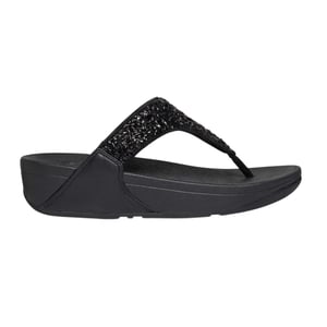 Fit Flop Dames/Dames Shimmer Foil Sandalen (Zwart)