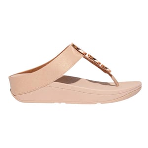 Fit Flop Dames/Dames Halo Shimmer teensandalen (Beige)