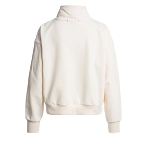 Parajumpers Zendaya Moonbeam Witte Sweatshirt Met Halve Rits