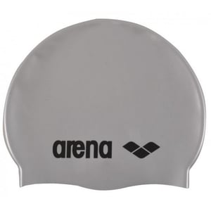 Arena Klassieke Silicone Badmuts voor kinderen/Kinderen (Zilver)