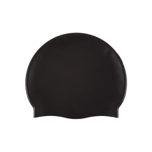 Arena Unisex Volwassen Klassieke Silicone Zwemcap (Zwart/Zilver)