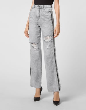 Jeans Met Wijde Pijpen