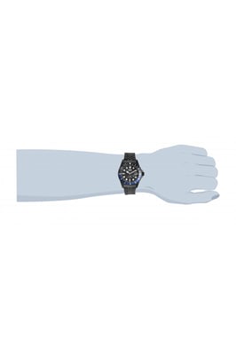 Invicta Pro Diver 30627 Heren Horloge - Quartz Uurwerk - Roestvrij Staal met zwarte Wijzerplaat - 43mm