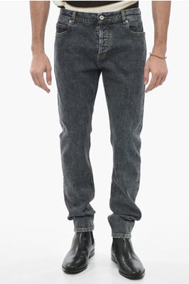 Slim Fit Jeans 15 cm in Grijs