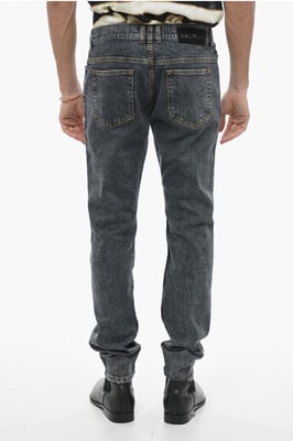 Slim Fit Jeans 15 cm in Grijs