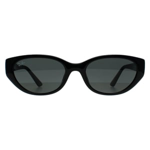 Ray-Ban RB4457D Bio Based 667787 gepolijst zwart donkergrijs zonnebril