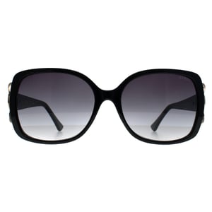 Guess GF6065 01B glanzend zwart grijs gradiÃ«nt zonnebril