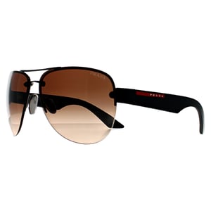 Prada Sport PS55YS 5AV02P gunmetal bruin gradiÃ«nt zonnebril