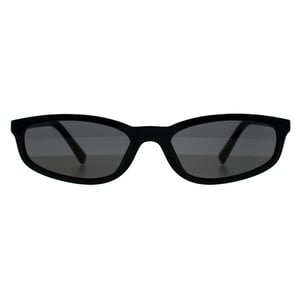 Miu Miu MUA06S 16K08Z zwarte donkergrijze zonnebril