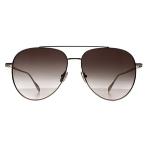 Salvatore Ferragamo Aviator Heren Licht Goud Bruin Kleurverloop SF308S