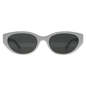 Ray-Ban RB4457D Bio Based 677287 gepolijst wit donkergrijs zonnebril