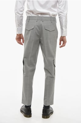 NATE Cargobroek met Skinny Fit in Grijs