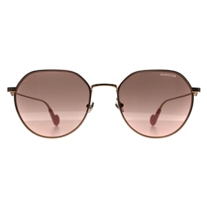 Moncler ML0156-K 28U glanzend rosÃ©goud roze bruin zonnebril