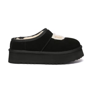 EVER AU Dames pantoffels met plateauzool – Plumed