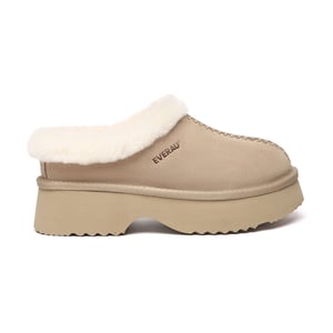 EVER AU Australië Dames Savanna Enkel Chunky Platform Schapenvacht Laarzen