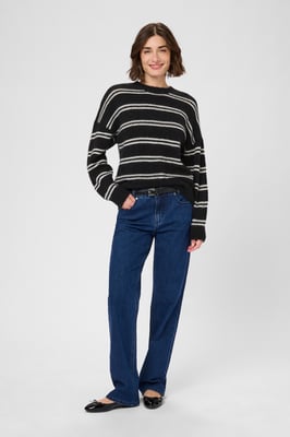 Pullover CUbernie Classic fit black offwhite