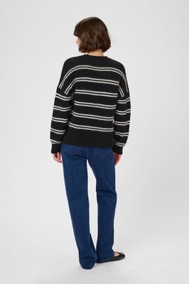 Pullover CUbernie Classic fit black offwhite