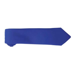Premier Effen polyester stropdas (Koningsblauw)