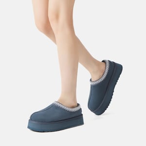 EVER AU Australië Dames Wonga Leren Platform Slippers