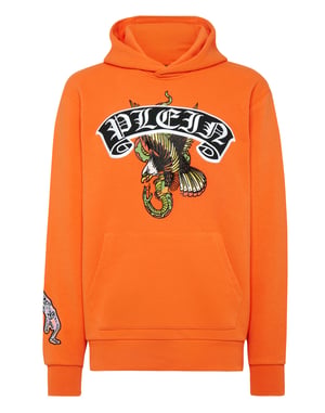 Sweatshirt Met Capuchon Gothic Plein