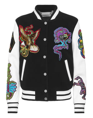 Leren Bomber Tattoo