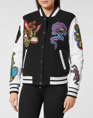 Leren Bomber Tattoo