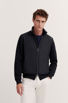 Bugatti Herren Sweatjack met rits en opstaande kraag