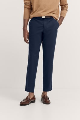 Bugatti Herren Chino met praktische riemlussen